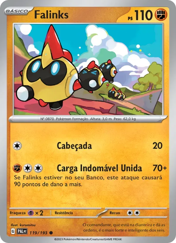 Falinks 119/193 Evoluções em Paldea