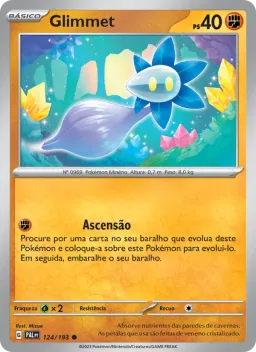 Glimmet 124 Evoluções em Paldea