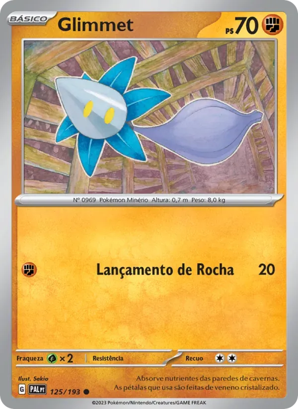 Glimmet 125/193 Evoluções em Paldea