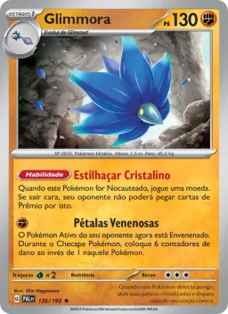 Glimmora 126 Evoluções em Paldea