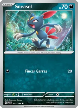 Sneasel 133 Evoluções em Paldea