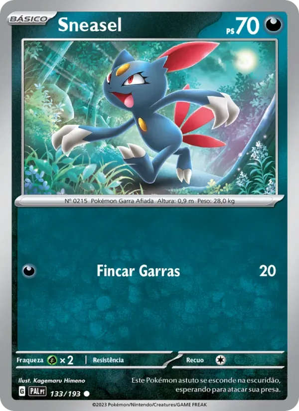 Sneasel 133/193 Evoluções em Paldea