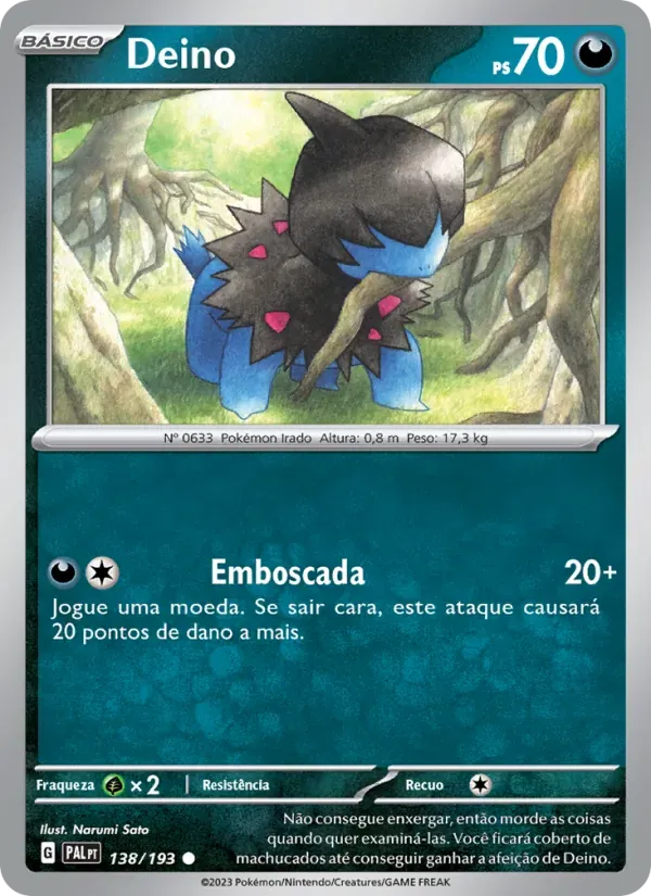 Deino 138/193 Evoluções em Paldea