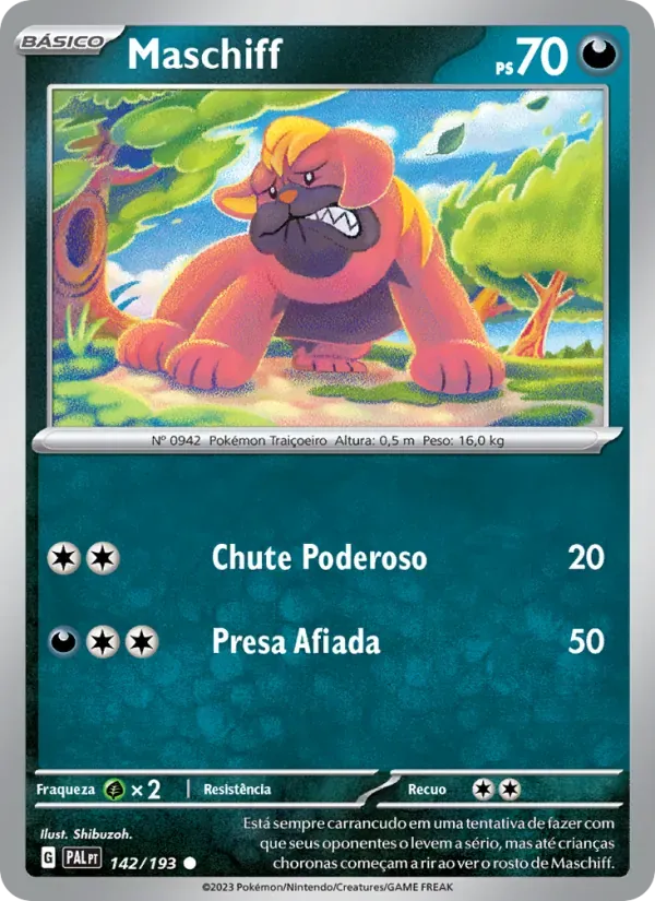 Maschiff 142/193 Evoluções em Paldea