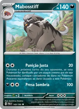 Mabosstiff 143 Evoluções em Paldea