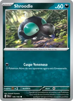 Shroodle 145 Evoluções em Paldea