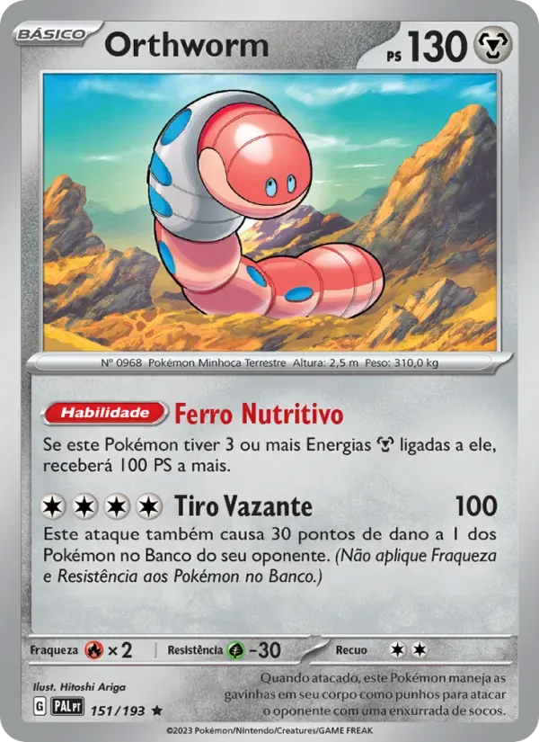 Orthworm 151/193 Evoluções em Paldea