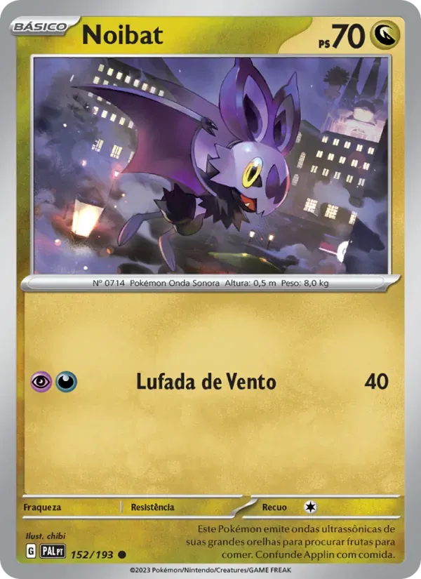 Noibat 152/193 Evoluções em Paldea