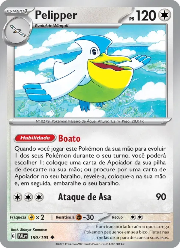 Pelipper 159/193 Evoluções em Paldea