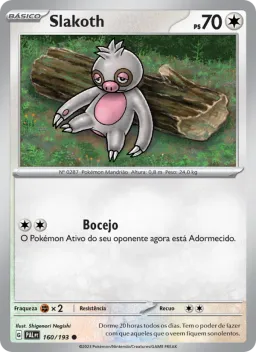 Slakoth 160 Evoluções em Paldea