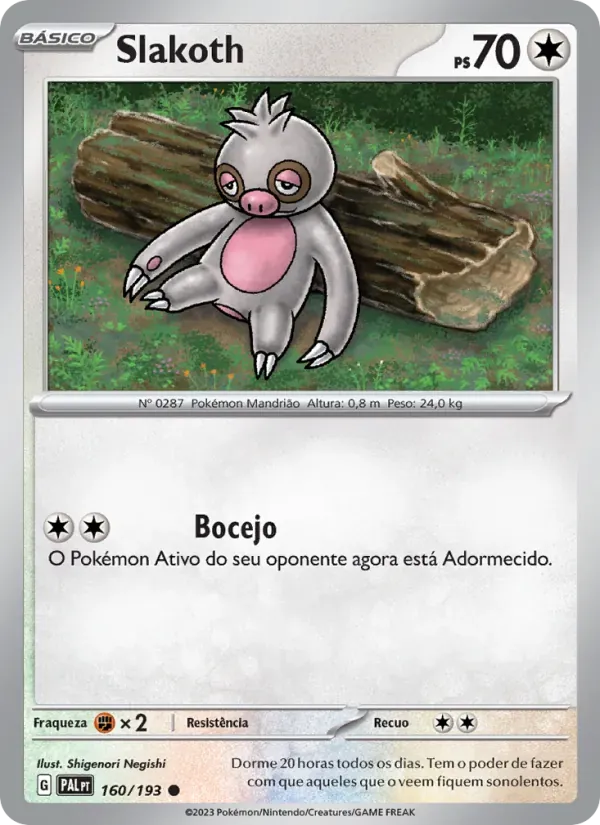 Slakoth 160/193 Evoluções em Paldea