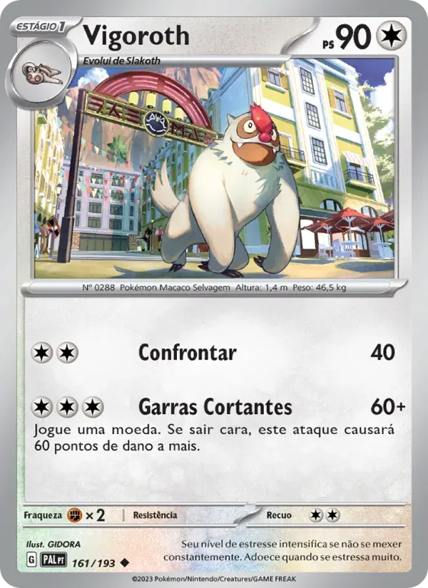 Vigoroth 161/193 Evoluções em Paldea
