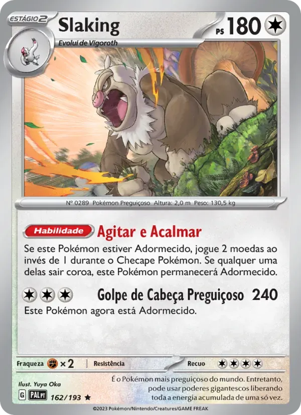 Slaking 162/193 Evoluções em Paldea