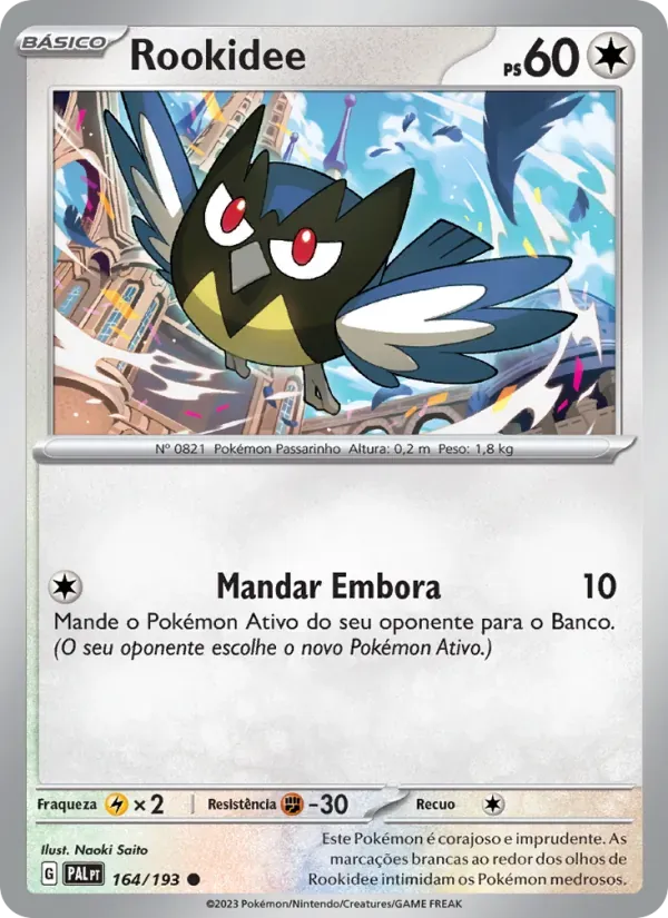 Rookidee 164/193 Evoluções em Paldea