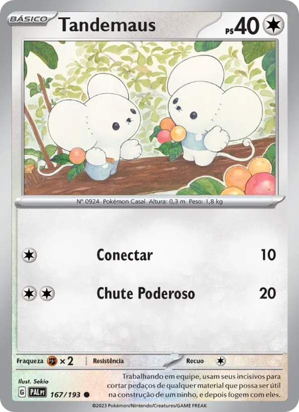 Tandemaus 167/193 Evoluções em Paldea