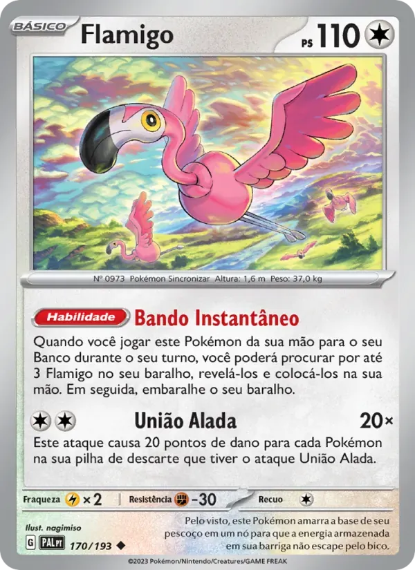 Flamigo 170/193 Evoluções em Paldea