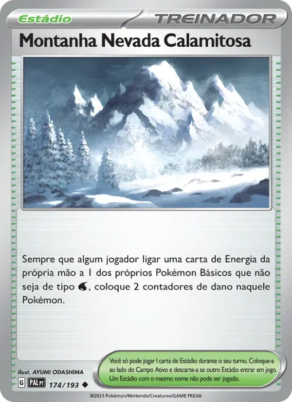 Montanha Nevada Calamitosa 174/193 Evoluções em Paldea