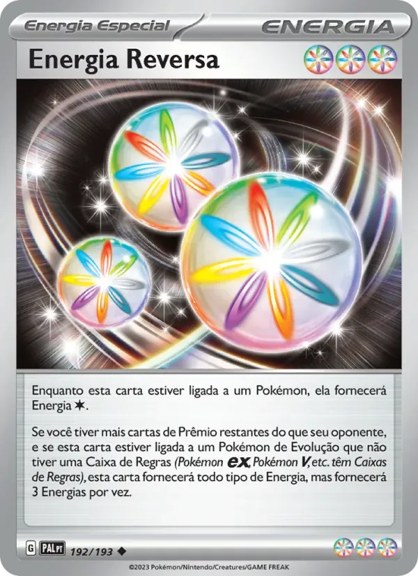 Energia Reversa 192/193 Evoluções em Paldea