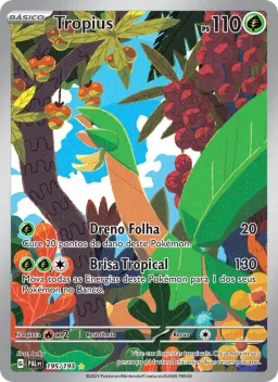 Tropius 195 Evoluções em Paldea