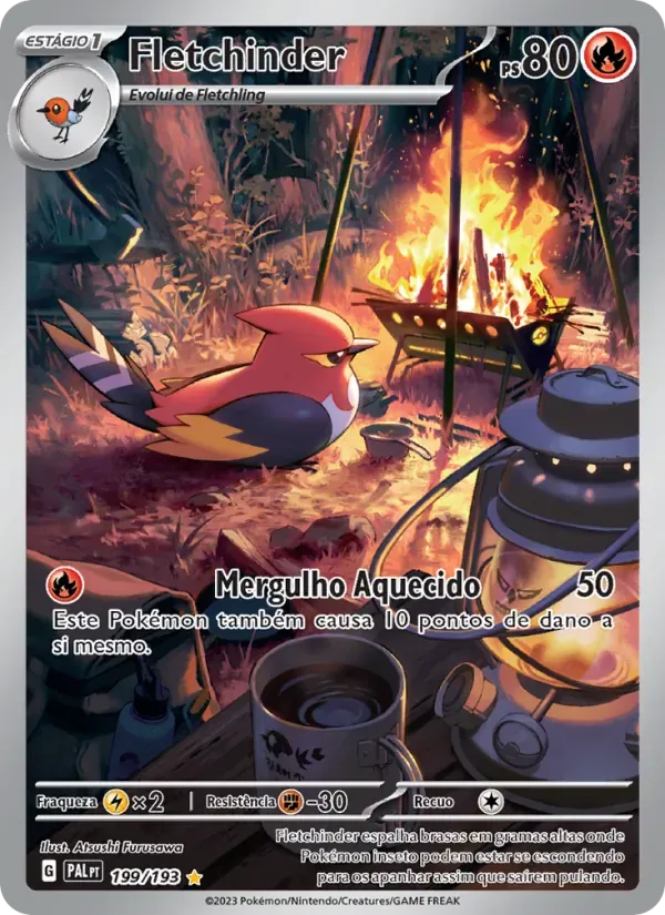 Fletchinder 199/193 Evoluções em Paldea