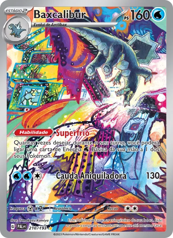 Baxcalibur 210/193 Evoluções em Paldea