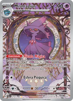 Mismagius 212 Evoluções em Paldea