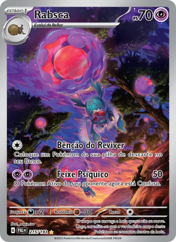 Rabsca 215/193 Evoluções em Paldea