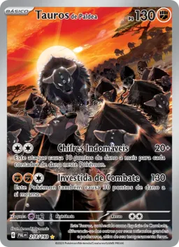 Tauros de Paldea 218 Evoluções em Paldea