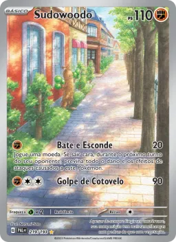 Sudowoodo 219 Evoluções em Paldea