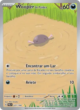 Wooper de Paldea 221 Evoluções em Paldea