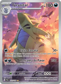 Tyranitar 222 Evoluções em Paldea