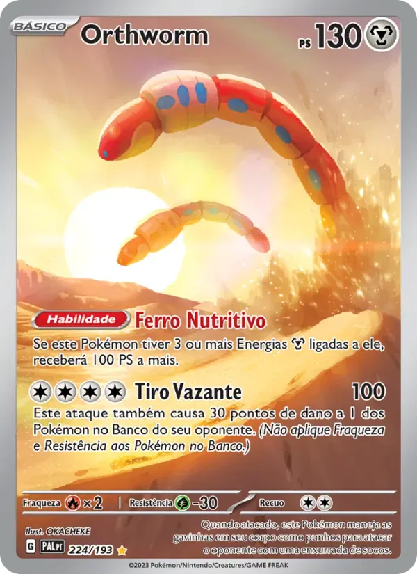 Orthworm 224/193 Evoluções em Paldea