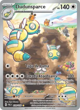 Dudunsparce 229 Evoluções em Paldea