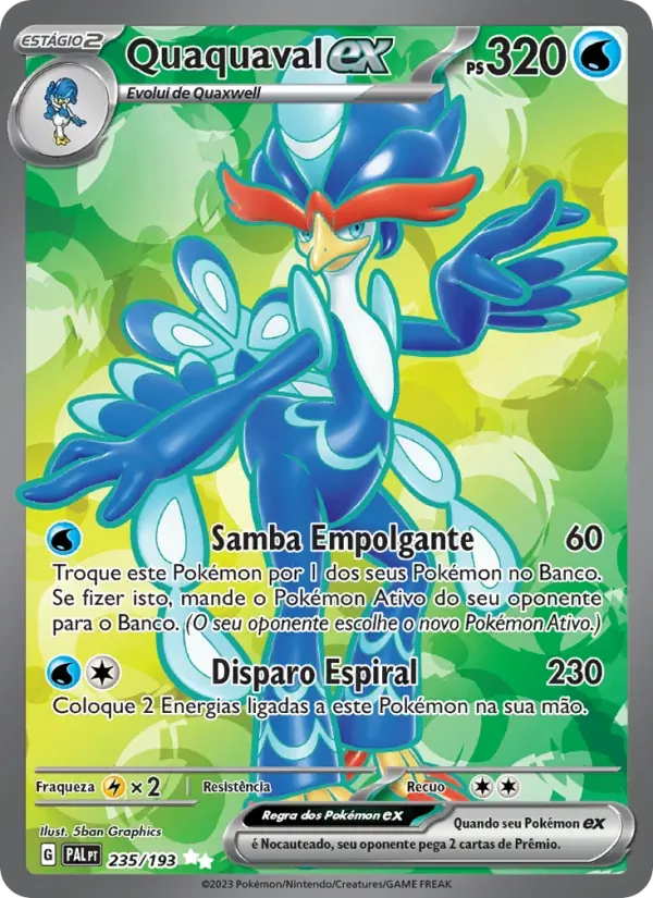 Quaquaval ex 235/193 Evoluções em Paldea
