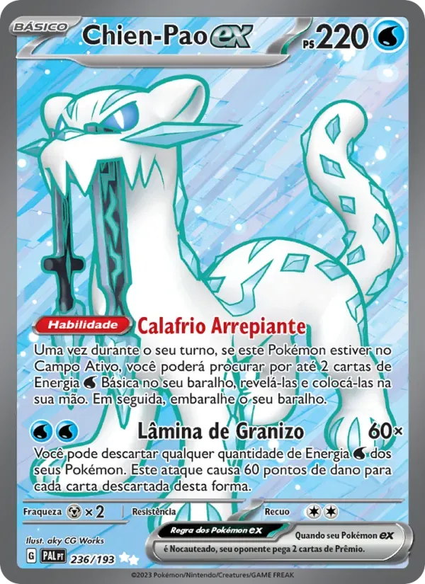 Chien-Pao ex 236/193 Evoluções em Paldea