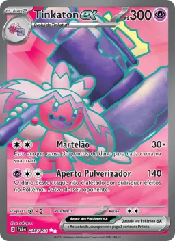 Tinkaton ex 240 Evoluções em Paldea