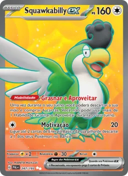 Squawkabilly ex 247 Evoluções em Paldea