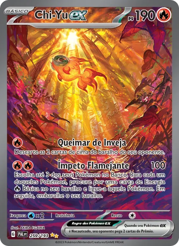 Chi-Yu ex 259/193 Evoluções em Paldea