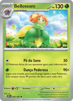Bellossom 003 Obsidiana em Chamas