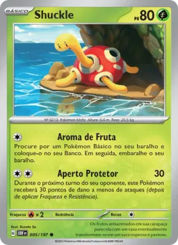 Shuckle 005 Obsidiana em Chamas
