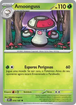 Amoonguss 010 Obsidiana em Chamas