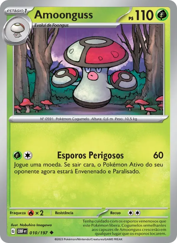 Amoonguss 010/197 Obsidiana em Chamas