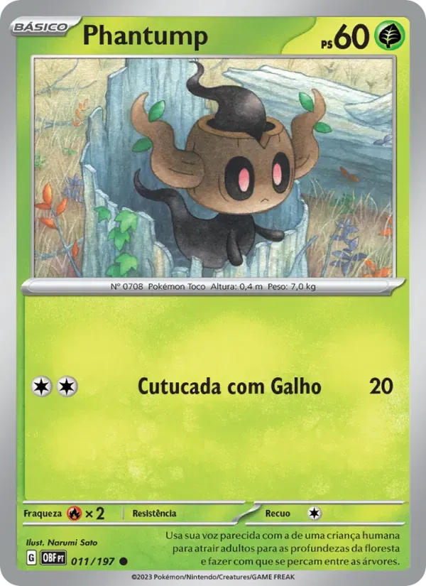 Phantump 011/197 Obsidiana em Chamas