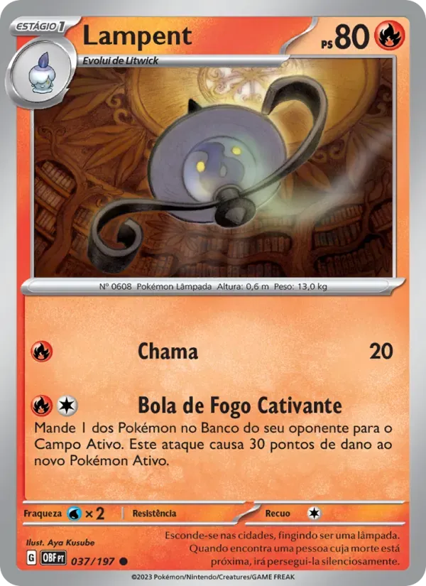 Lampent 037/197 Obsidiana em Chamas