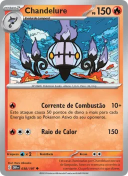 Chandelure 038 Obsidiana em Chamas