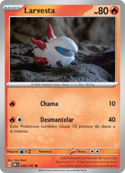 Larvesta 040 Obsidiana em Chamas