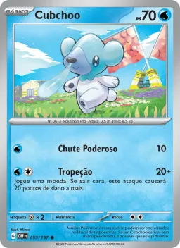 Cubchoo 053 Obsidiana em Chamas