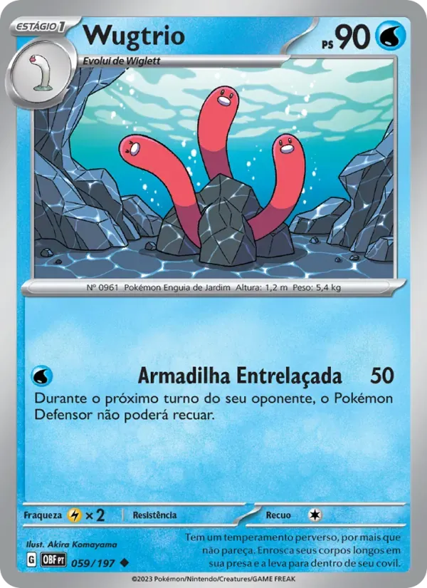 Wugtrio 059/197 Obsidiana em Chamas