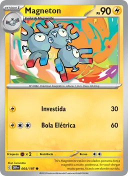 Magneton 064 Obsidiana em Chamas