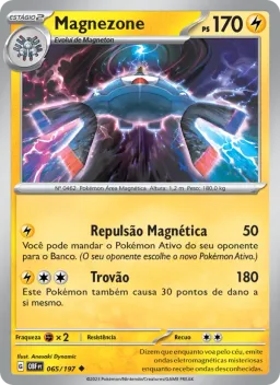 Magnezone 065 Obsidiana em Chamas